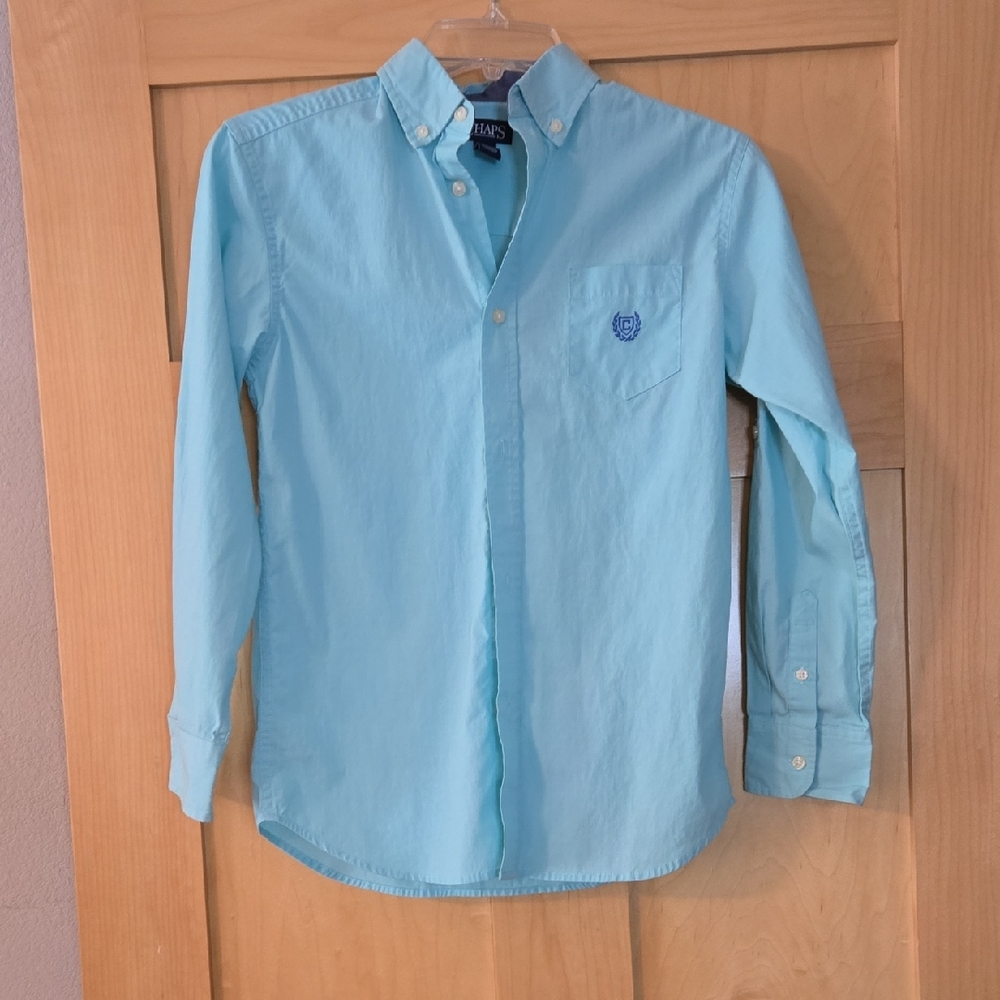 Champs Blue Button Down Shirt Classic Cotton Blend